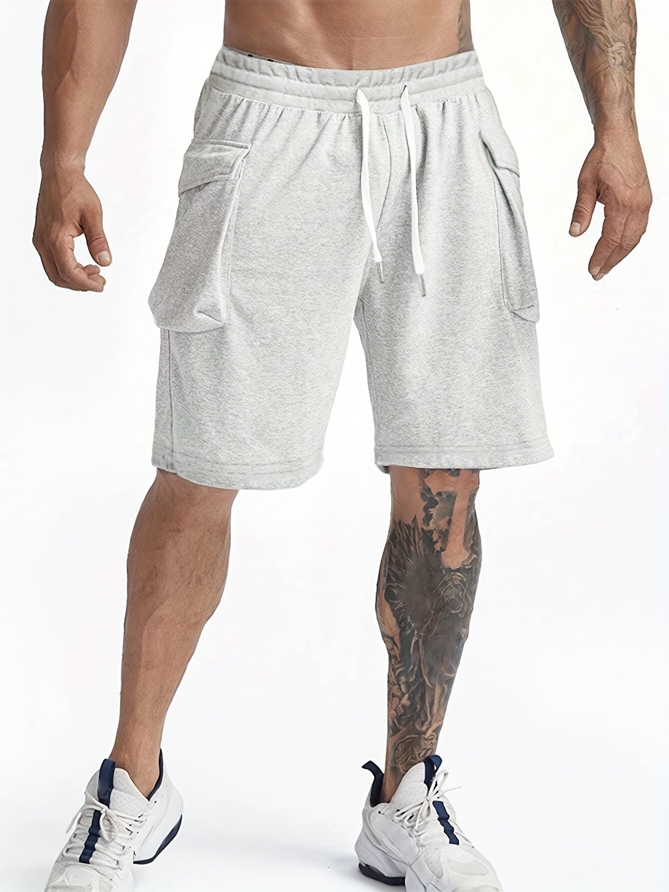 Men's Casual Loose Fit Sports Shorts For Fitness Basketball
