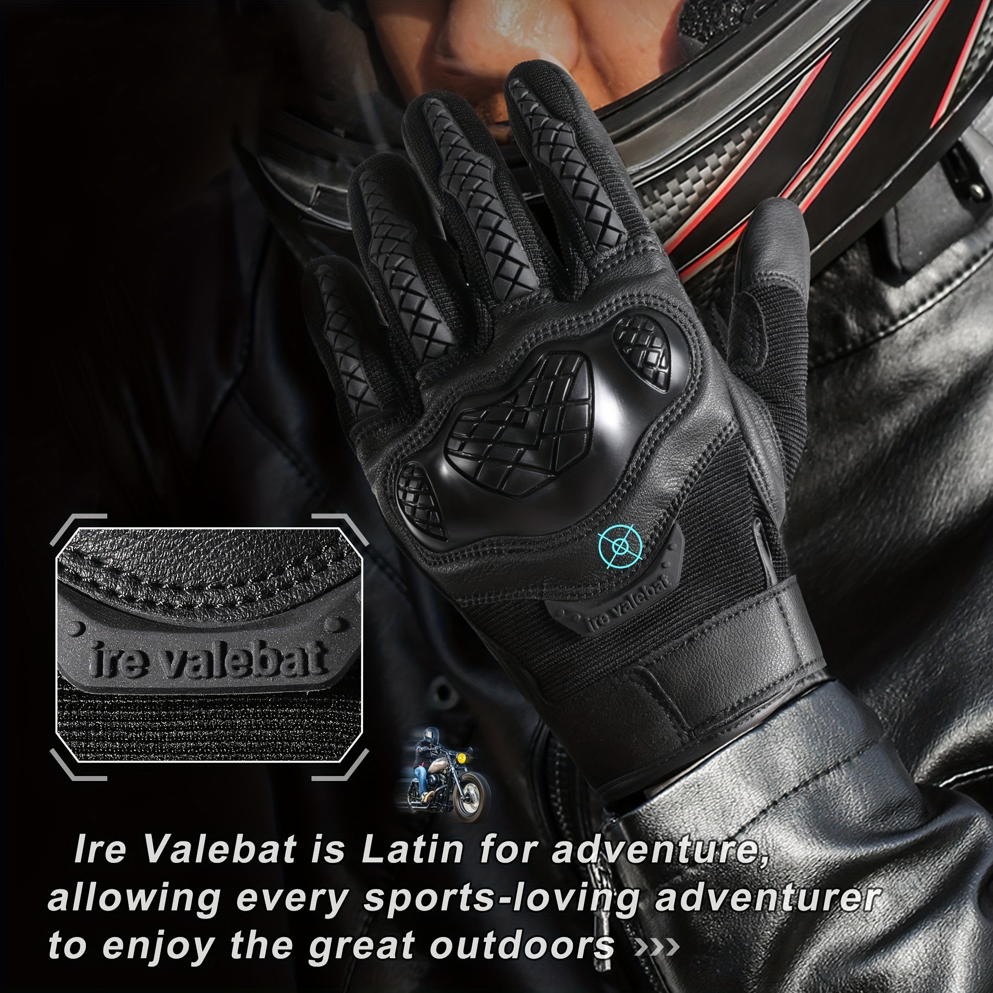 MVPTOO Protective Motorcycle Gloves Full Finger Tactical Gloves for Men & Women