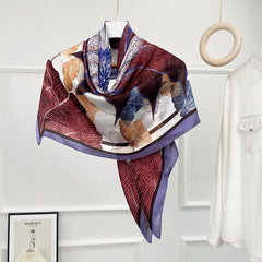 Ginkgo Leaf Square Scarf