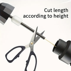 Adjustable Steel Skipping Rope With Foam Handles For Home Workouts