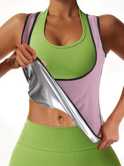Sauna Sweat Tank Top Compression Body Shaper for Women