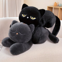 Stomach Cat Plush Toy - Soft Stuffed Animal with Realistic Fur