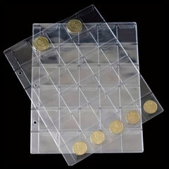30-Pocket Coin Holder Sheets for Album Storage