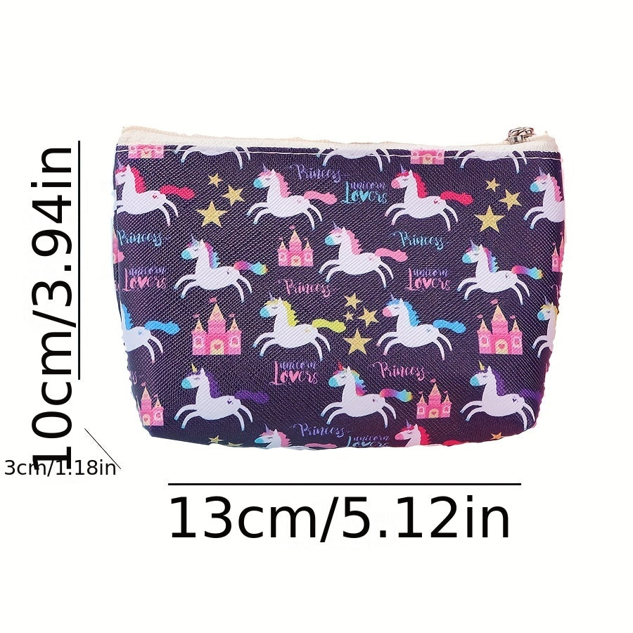 Unicorn Coin Purse Earphone Key Bag for Girls