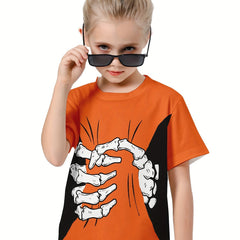 Comfy 3D Pattern Crew Neck Short Sleeve T shirt Summer Clothes Sports