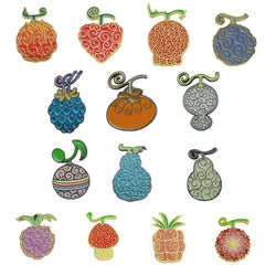 Colorful Fruit Shaped Alloy Brooch Pin for Parties