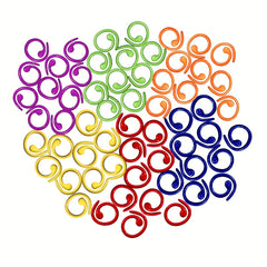 60pcs Knitted Mark Opening Ring Crochet Stitch Mark Braided Knitting Sewing Mark