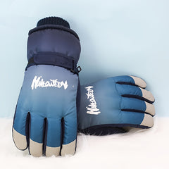 Touch Screen Skiing Gloves Thickened Inner Windproof Waterproof Gloves