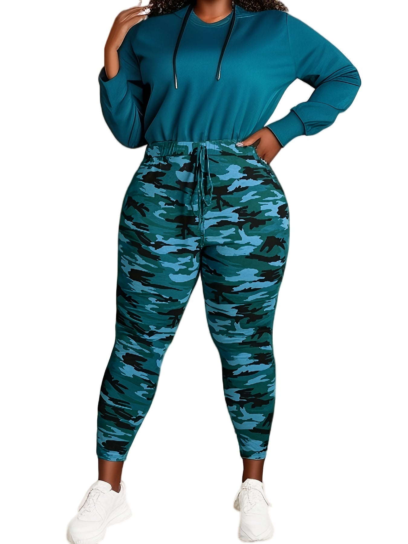 Camo Print High Waisted Yoga Leggings