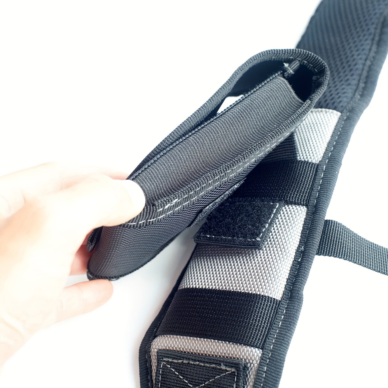 Magnetic Tool Belt Suspenders With Phone Holder