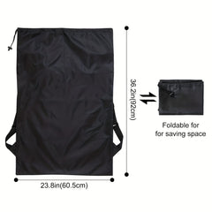 Large Capacity Drawstring Backpack Adjustable Straps Waterproof Bag