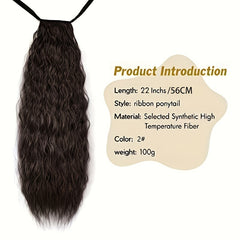 Long Wavy Drawstring Ponytail Extensions