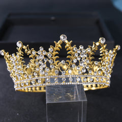 Vintage Crystal Rhinestone Bridal Wedding Crown Bling Tiara