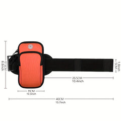Universal Mobile Phone Running Arm Bag Lightweight Comfortable Headphone Hole