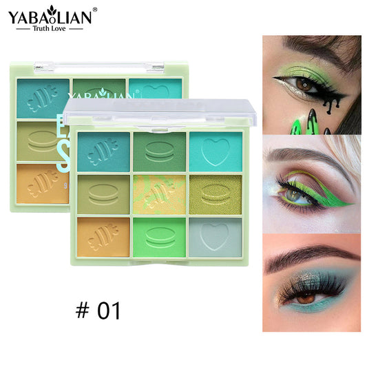 Smokey YABAOLIAN Eyeshadow Palette 9 Colors Eye Makeup Palette