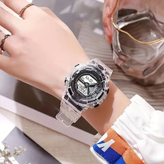 Boys' Functional Sports Watch with Silicone Strap