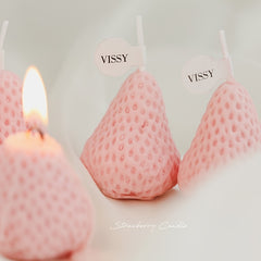 Soybean Strawberry Candles - Perfect Birthday Gift