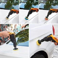 30pcs 7.62cm Car Polishing Pad Sponge Buffing Kit with Drill Adapter