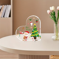 Christmas Acrylic Love Decoration - Home Party Wedding Room Decor