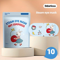 10 Steam Eye Masks Relieve Fatigue Heating Pad