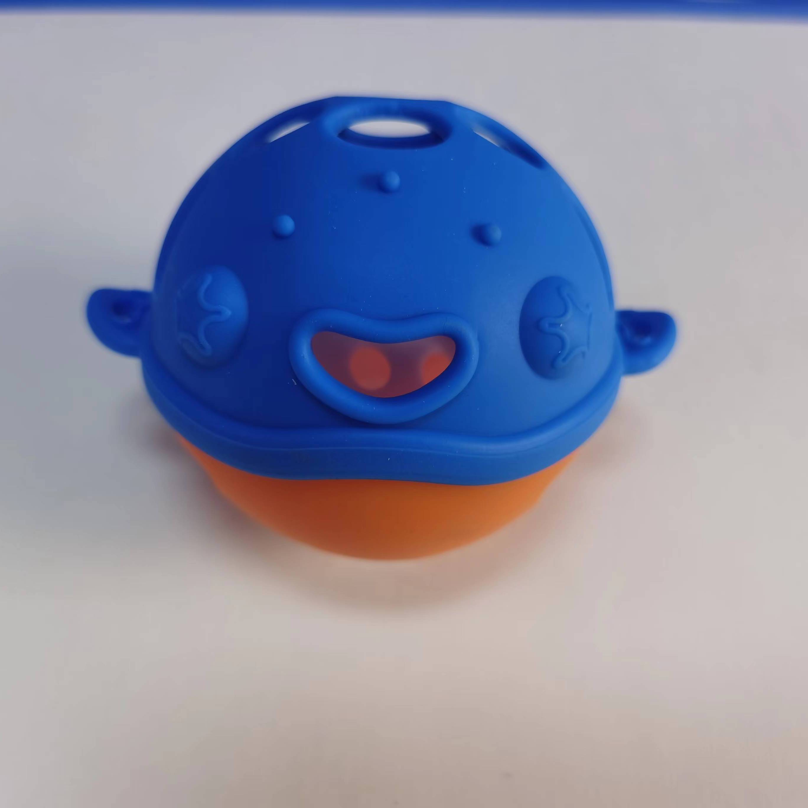 Silicone Teether Bubble Fish Dolphin Shape Molar Stick
