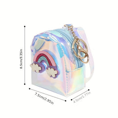 Waterproof Rainbow Laser Coin Purse for Girls
