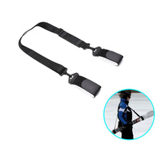 Adjustable Ski Carrier Straps and Backpack Belts with Kids Ski Pole Accessories