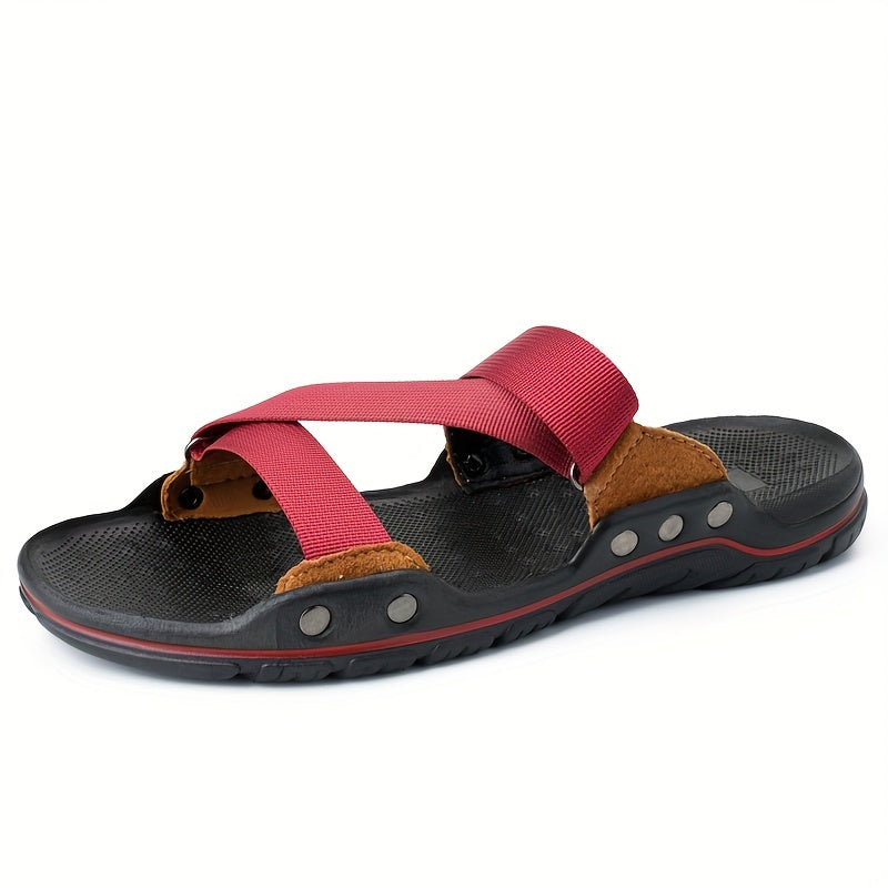 Men's Beach Shoes Quick Drying Non Slip Slides Summer
