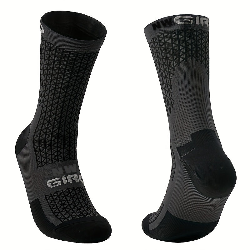 Breathable Sports Crew Socks for Men Quick Drying Sweat Absorbing