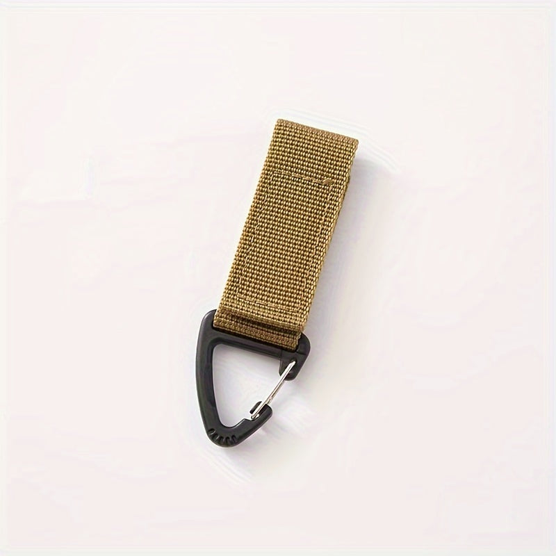 Nylon Webbing Buckle Backpack Hanging Keychain Outdoor Camping