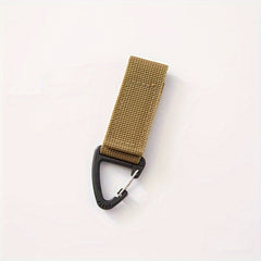 Nylon Webbing Buckle Backpack Hanging Keychain Outdoor Camping