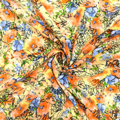 1pc Faux Cotton Fabric Diy Cloth Diy Clothes Pants Dress Fabric
