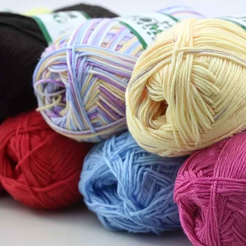 Bamboo Charcoal Cotton Silk Bamboo Fiber Cotton Thread