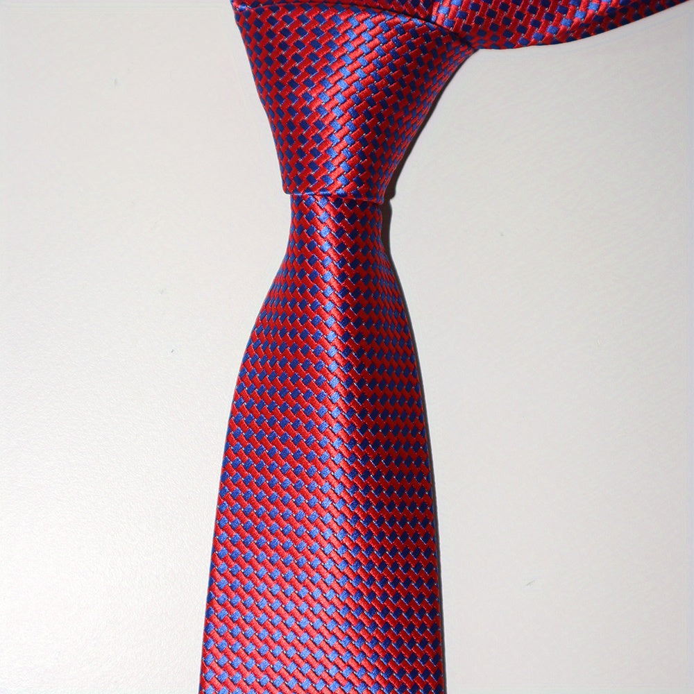 Needle High Men's Business Neck Ties Jacquard Pattern Formal Women 8 0cm