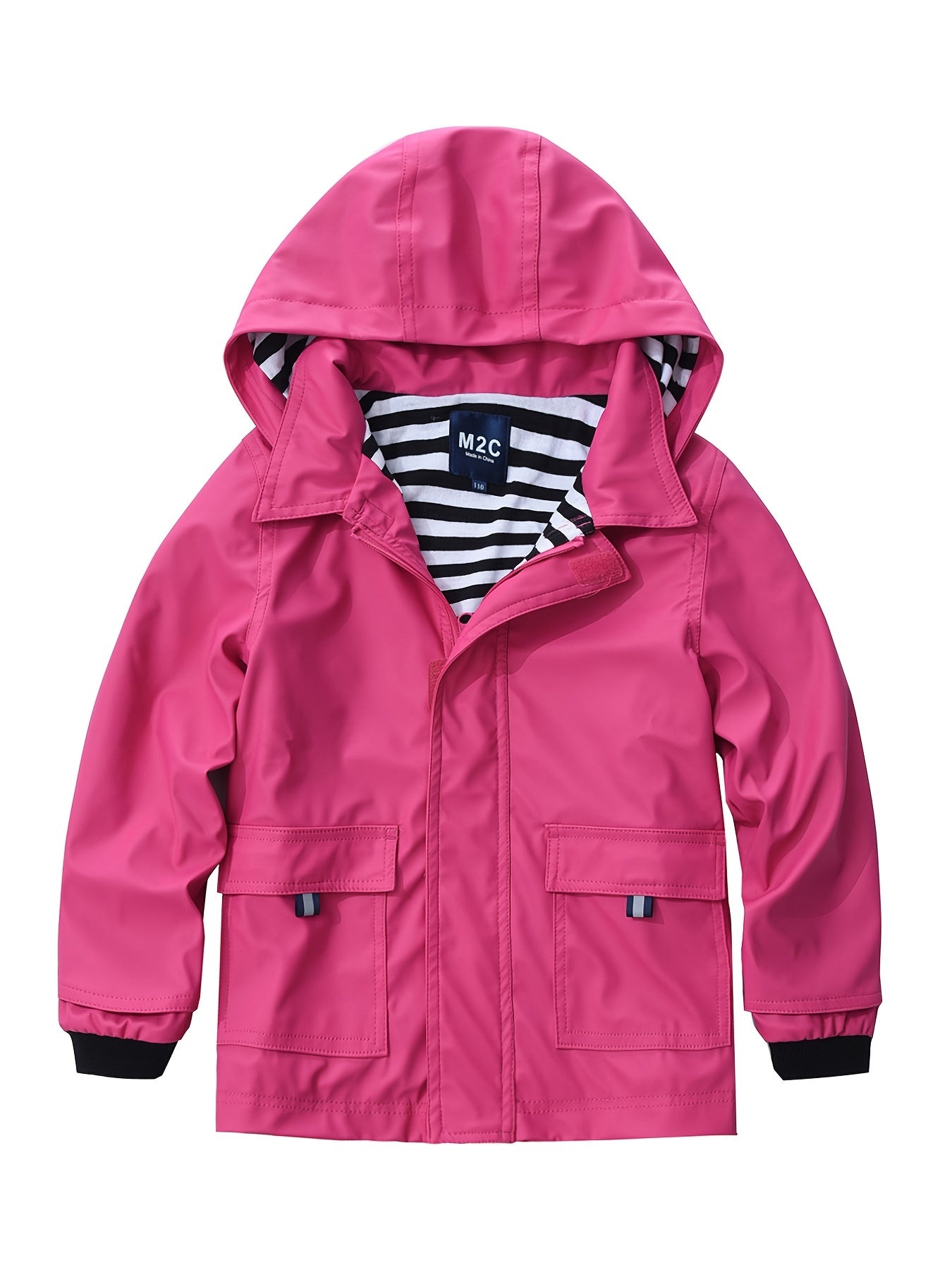 Kids Waterproof Windbreaker Jacket with Hooded Coat