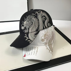 Chinese Dragon Baseball Cap Men Women Summer Sunshade Hat