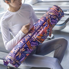 Waterproof Yoga Mat Bag with Adjustable Straps and Pockets