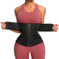Zipper Waist Trainer Tummy Control Slim Belt Cincher Women's Shapewear