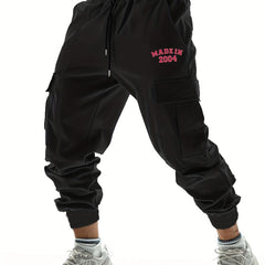5090 Men's Cargo Pants: Casual Comfy Stretch Joggers for Spring Summer