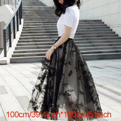 1pc Mesh Embroidery 3D Butterfly Fabric Dress DIY Sewing Accessories