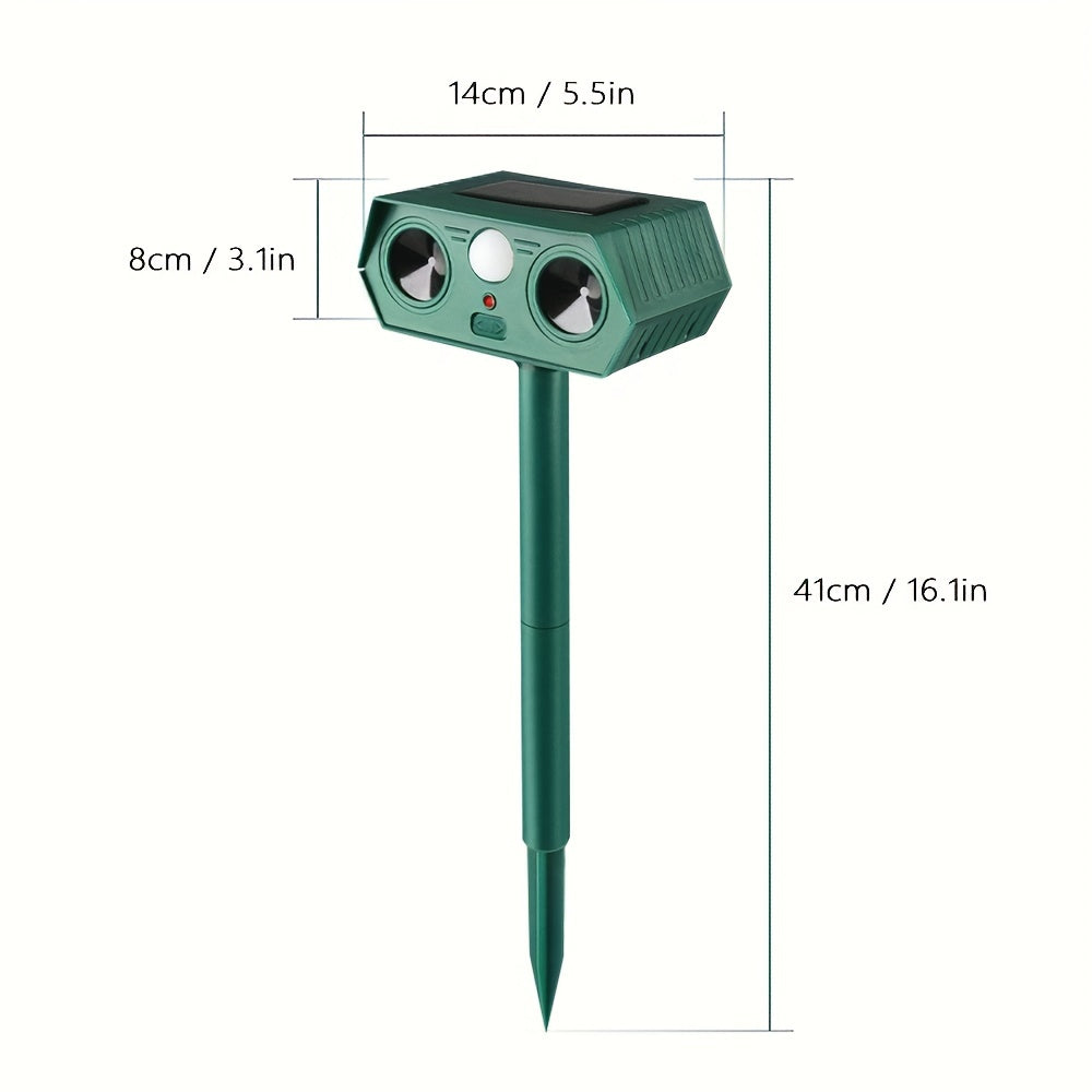 Ultrasonic Solar Rat Repellent Outdoor Motion Sensor