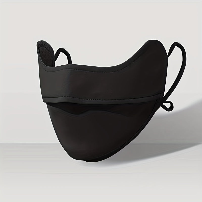 UV Protection Ice Silk Breathable Sunscreen Mask for Outdoor Activities