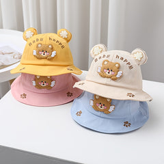 Boys Casual Animal Ear Fisherman Hat