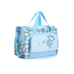 Stylish Giraffe Shoulder Bag with Animal Print Compartment