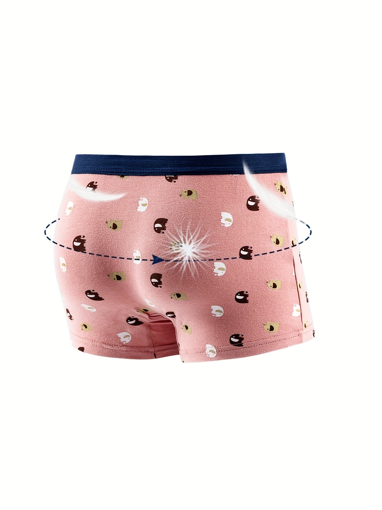 8pcs Boy's Cotton Boxer Briefs Cartoon Pattern Underwear Comfy Kid's Underpants