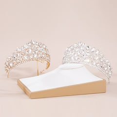 Rhinestone Crown Headband Queen Style Hair Band Hair Accessories