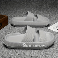Men's Non Slip Lightweight Slides for Indoor Outdoor Beach Summer