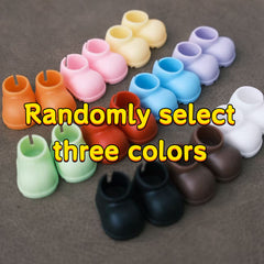 6 Pairs Mini Doll Shoes - Stylish Accessories with Anti Slip Styles