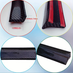 9ft Carbon Fiber Trunk Spoiler Lip Kit Rear Spoiler Universal Fit For Most Cars