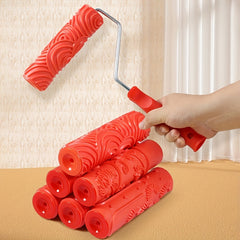 Wood Grain Painting Tool Set Rubber Handle DIY Art Project Roller
